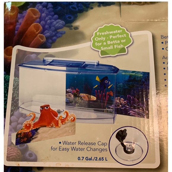 NIB! Disney Pixar Finding Dory Freshwater Small Fish / Betta Aquarium! - Picture 5 of 5